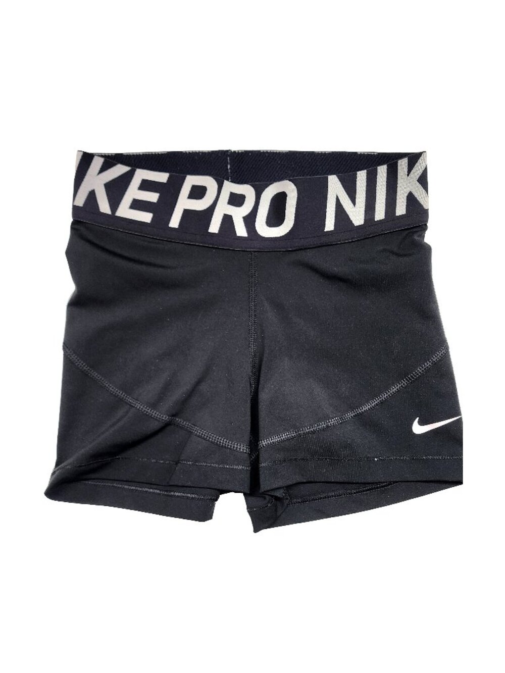 Nike Pro Girls Dri-Fit Shorts - Black - XS